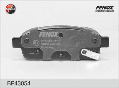 FENOX bp43054 -  Колодки тормозные дисковые задниеие, комплект