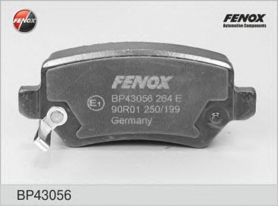 FENOX bp43056 -  Колодки тормозные дисковые задниеие, комплект