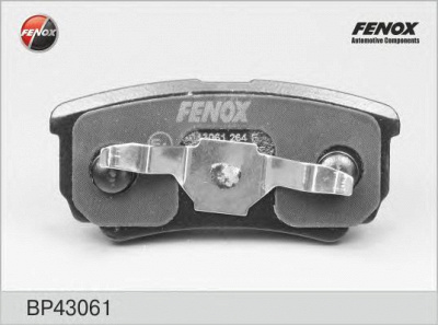 FENOX bp43061 -  Колодки тормозные дисковые задниеие, комплект