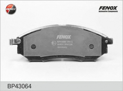 FENOX bp43064 -  Колодки тормозные дисковые передние, комплект