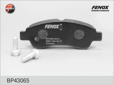 FENOX bp43065 -  Колодки тормозные дисковые передние, комплект