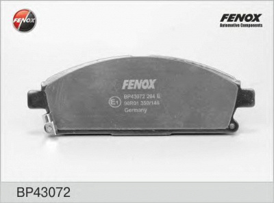 FENOX bp43072 -  Колодки тормозные дисковые передние, комплект
