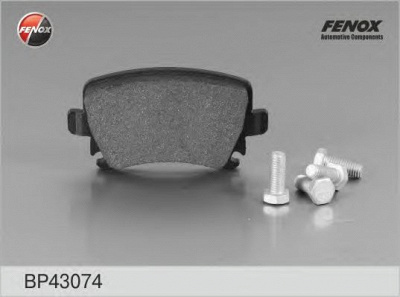 FENOX bp43074 -  Комплект тормозных колодок, дисковый тормоз