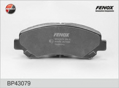 FENOX bp43079 -  Колодки тормозные дисковые передние, комплект