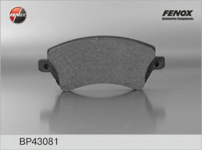 FENOX bp43081 -  Комплект тормозных колодок, дисковый тормоз