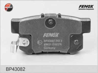 FENOX bp43082 -  Колодки тормозные дисковые задниеие, комплект