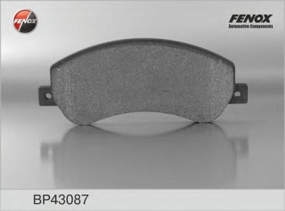 FENOX bp43087 -  Комплект тормозных колодок, дисковый тормоз