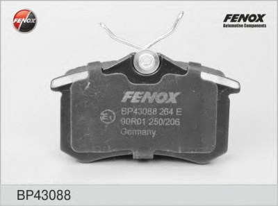 FENOX bp43088 -  Колодки тормозные дисковые задниеие, комплект