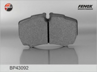 FENOX bp43092 -  Комплект тормозных колодок, дисковый тормоз