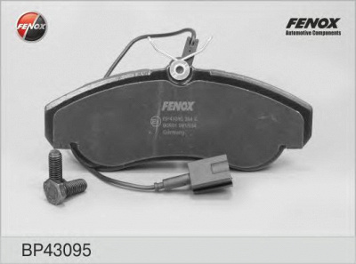 FENOX bp43095 -  Комплект тормозных колодок, дисковый тормоз