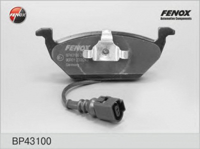 FENOX bp43100 -  Колодки тормозные дисковые передние, комплект