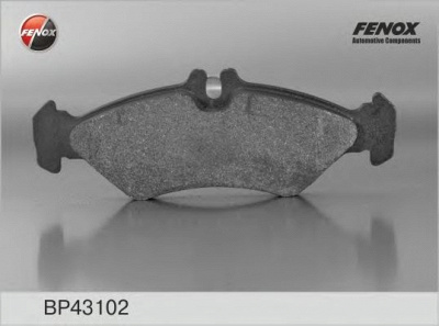 FENOX bp43102 -  Комплект тормозных колодок, дисковый тормоз