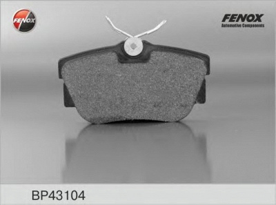 FENOX bp43104 -  Комплект тормозных колодок, дисковый тормоз