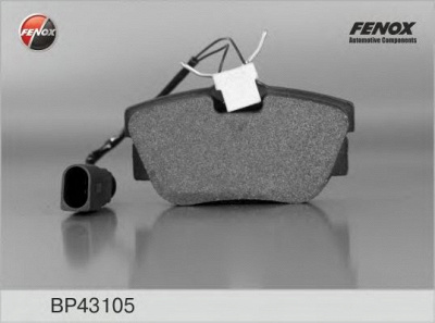 FENOX bp43105 -  Комплект тормозных колодок, дисковый тормоз