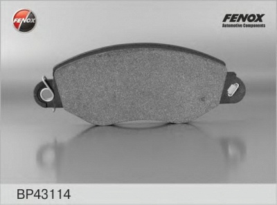 FENOX bp43114 -  Комплект тормозных колодок, дисковый тормоз