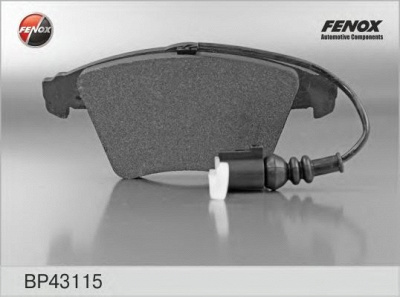 FENOX bp43115 -  Комплект тормозных колодок, дисковый тормоз