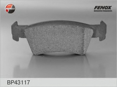 FENOX bp43117 -  Комплект тормозных колодок, дисковый тормоз