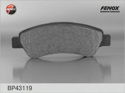 FENOX bp43119 -  Комплект тормозных колодок, дисковый тормоз
