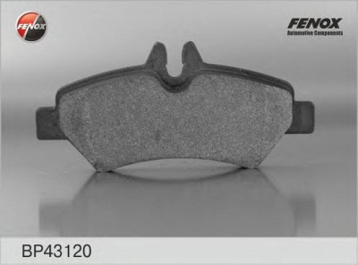 FENOX bp43120 -  Комплект тормозных колодок, дисковый тормоз