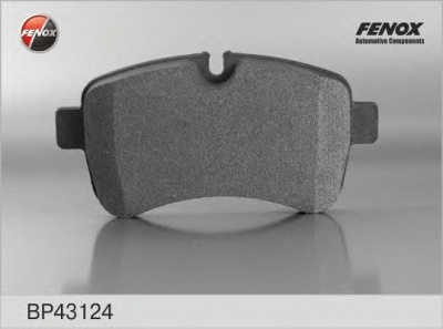 FENOX bp43124 -  Комплект тормозных колодок, дисковый тормоз