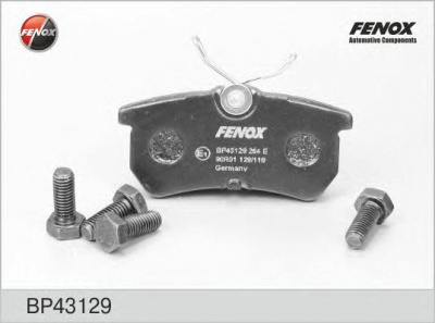FENOX bp43129 -  Колодки тормозные дисковые задниеие, комплект