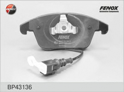 FENOX bp43136 -  Колодки тормозные дисковые передние, комплект
