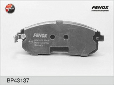 FENOX bp43137 -  Колодки тормозные дисковые передние, комплект