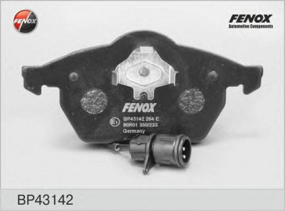 FENOX bp43142 -  Колодки тормозные дисковые передние, комплект