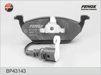 FENOX bp43143 -  Колодки тормозные дисковые передние, комплект