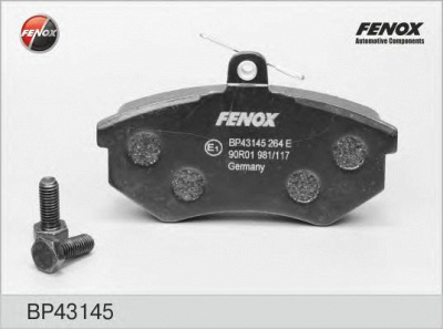 FENOX bp43145 -  Колодки тормозные дисковые передние, комплект