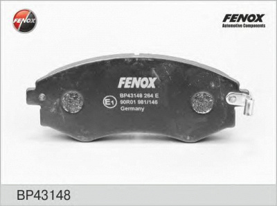 FENOX bp43148 -  Колодки тормозные дисковые передние, комплект