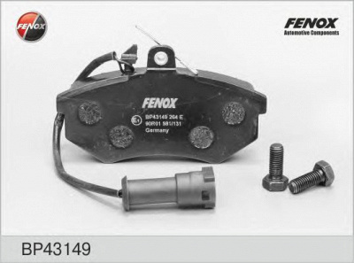 FENOX bp43149 -  Колодки тормозные дисковые передние, комплект