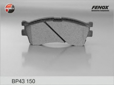 FENOX bp43150 -  Комплект тормозных колодок, дисковый тормоз