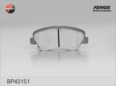 FENOX bp43151 -  Комплект тормозных колодок, дисковый тормоз