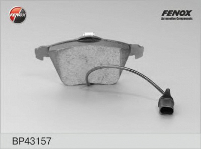 FENOX bp43157 -  Колодки тормозные дисковые передние, комплект