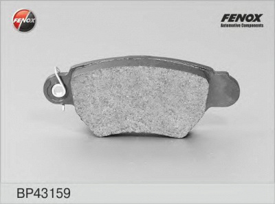 FENOX bp43159 -  Колодки тормозные дисковые задниеие, комплект