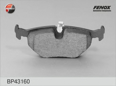FENOX bp43160 -  Колодки тормозные дисковые задниеие, комплект