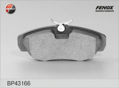FENOX bp43166 -  Колодки тормозные дисковые передние, комплект