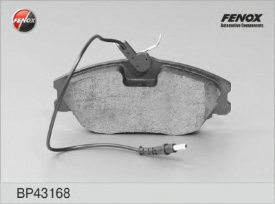 FENOX bp43168 -  Колодки тормозные дисковые передние, комплект