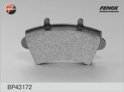 FENOX bp43172 -  Колодки тормозные дисковые передние; 1398018