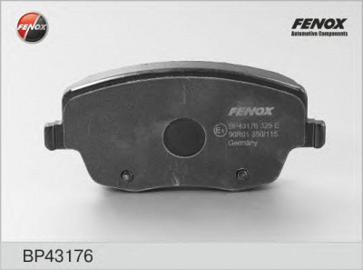 FENOX bp43176 -  Комплект тормозных колодок, дисковый тормоз