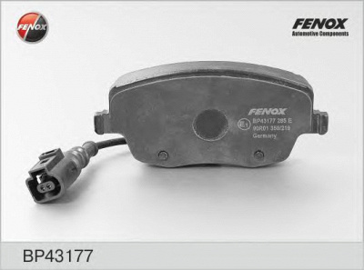 FENOX bp43177 -  Колодки тормозные дисковые передние, комплект