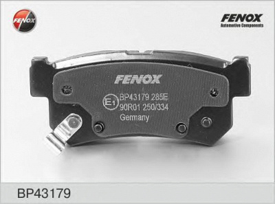 FENOX bp43179 -  Колодки тормозные дисковые задниеие, комплект