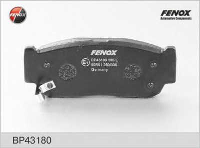 FENOX bp43180 -  Колодки тормозные дисковые задниеие, комплект