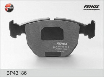 FENOX bp43186 -  Колодки тормозные дисковые передние, комплект