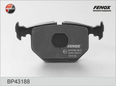 FENOX bp43188 -  Колодки тормозные дисковые задниеие, комплект