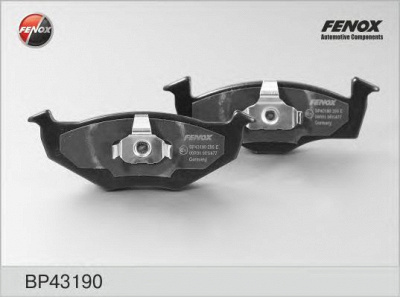 FENOX bp43190 -  Колодки тормозные дисковые передние, комплект