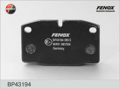 FENOX bp43194 -  Колодки тормозные дисковые передние, комплект