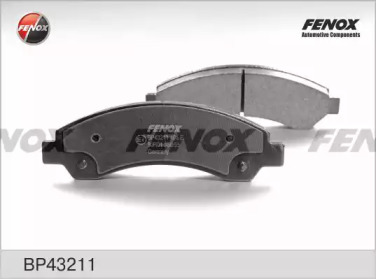 FENOX bp43211 -  Комплект тормозных колодок, дисковый тормоз