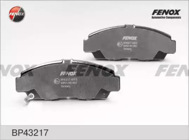 FENOX bp43217 -  Комплект тормозных колодок, дисковый тормоз